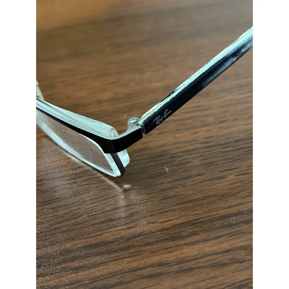 Ray Ban RB8633 1017 Black/Gray Titanium Rectangle Eyeglasses 54-17 140 Frames